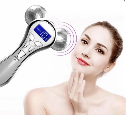 LuxLure™ 4D Microcurrent Face Massager Roller