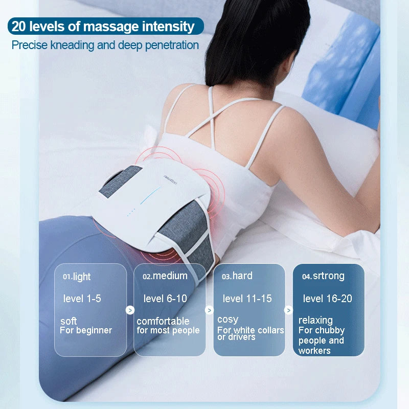 LuxLure™ EMS Impulse Low-Frequency Infrared Massager for Abdomen and Waist