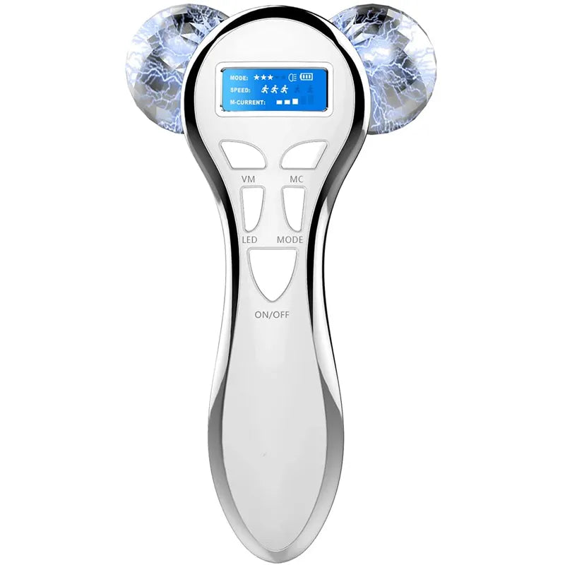 LuxLure™ 4D Microcurrent Face Massager Roller